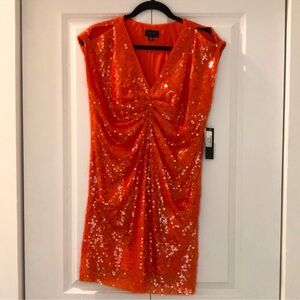 NWT Aqua Sequins Dress size 6 $389 retail